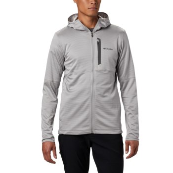 Columbia Muške Majice S Kapuljačom - Tech Trail Full Zip Sive | KWLQ-46782